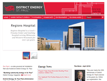 Tablet Screenshot of districtenergy.com